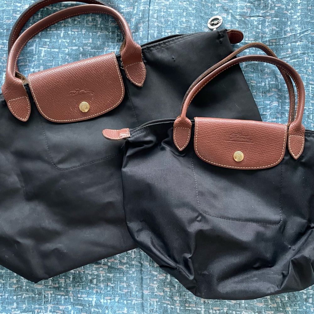 Set of Longchamp bags (medium and mini)